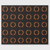 Dicht bij totale zonnecrisis cadeaupapier (Vlak)