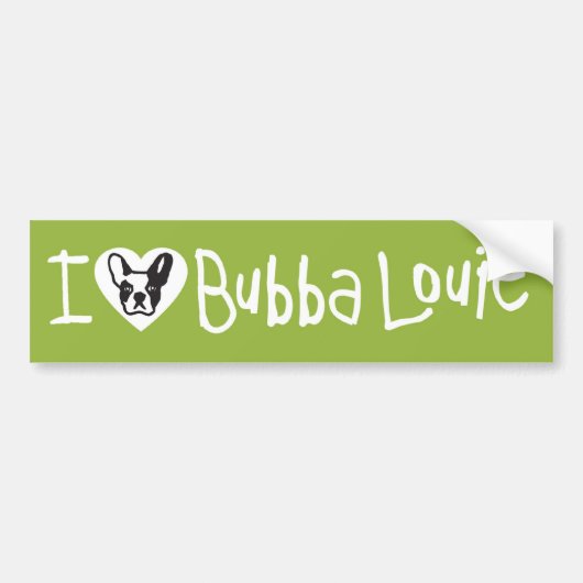 Dicht bij Uw Heart Bubba Bumpersticker (Voorkant)