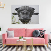 Dicht en persoonlijk canvas afdruk (Insitu (Woonkamer))