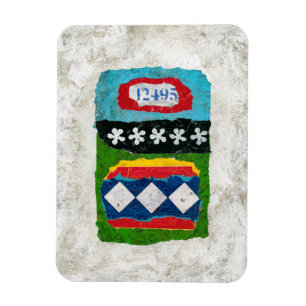 Dicht genoeg koelkast magneet kunst