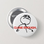 Dicht genoeg ronde button 5,7 cm (Voorkant /achterkant)