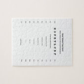 Dicht gezichtsvermogen Test Card Visual Acuity Exa Legpuzzel (Horizontaal)