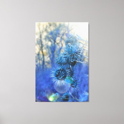 Dicht in Paars Canvas Afdruk (Voorkant)
