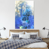 Dicht in Paars Canvas Afdruk (Insitu (Slaapkamer))