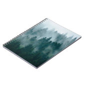 Dichtbevolkt landschap met bosbos in de van de hi notitieboek (Linkerzijde)