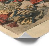 Dichtbij Casablanca worden de goumiers die de prij Poster (Hoek)