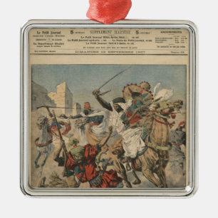 Dichtbij Casablanca worden de goumiers die het gel Metalen Ornament