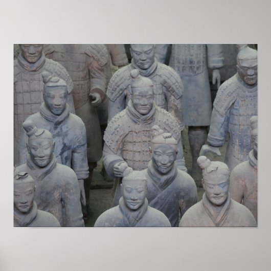Dichtbij het Terracottaleger in Xi'an Poster (Voorkant)