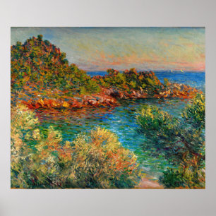 Dichtbij Monte Carlo, beroemd schilderij van Claud Poster