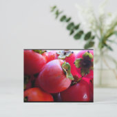 Dichtbij persimmonfruit briefkaart (Staand voorkant)