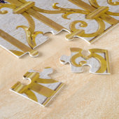 Dichtbij Versailles Palace door de poort Legpuzzel (Zijkant)