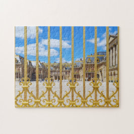 Dichtbij Versailles Palace door de poort Legpuzzel