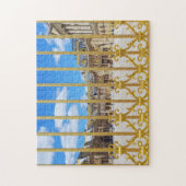 Dichtbij Versailles Palace door de poort Legpuzzel (Verticaal)