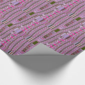 Dichte en ingewikkelde Abstracte patroonkunst afdr Cadeaupapier (Hoek)