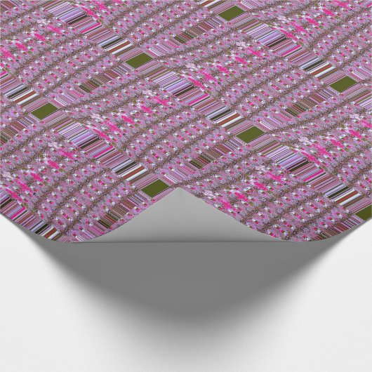 Dichte en ingewikkelde Abstracte patroonkunst afdr Cadeaupapier (Hoek)