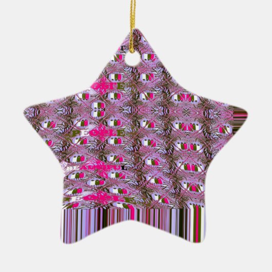 Dichte en ingewikkelde Abstracte patroonkunst afdr Keramisch Ornament (Voorkant)