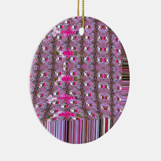 Dichte en ingewikkelde Abstracte patroonkunst afdr Keramisch Ornament (Rechts)