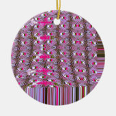 Dichte en ingewikkelde Abstracte patroonkunst afdr Keramisch Ornament (Voorkant)