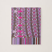 Dichte en ingewikkelde Abstracte patroonkunst afdr Legpuzzel (Verticaal)