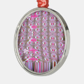 Dichte en ingewikkelde Abstracte patroonkunst afdr Metalen Ornament (Links)