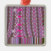 Dichte en ingewikkelde Abstracte patroonkunst afdr Metalen Ornament (Voorkant)