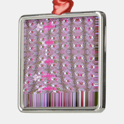 Dichte en ingewikkelde Abstracte patroonkunst afdr Metalen Ornament (Links)