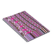 Dichte en ingewikkelde Abstracte patroonkunst afdr Notitieboek (Rechterzijde)