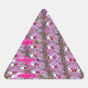 Dichte en ingewikkelde Abstracte patroonkunst afdr Sticker