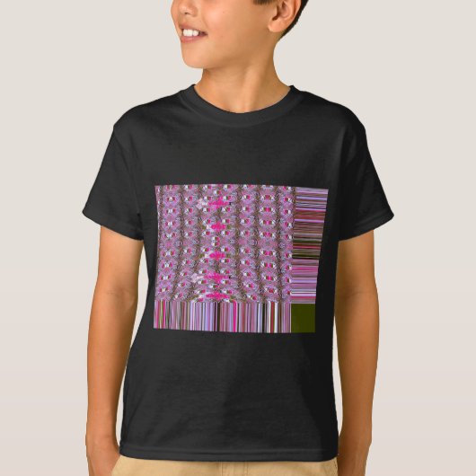 Dichte en ingewikkelde Abstracte patroonkunst afdr T-shirt (Voorkant)