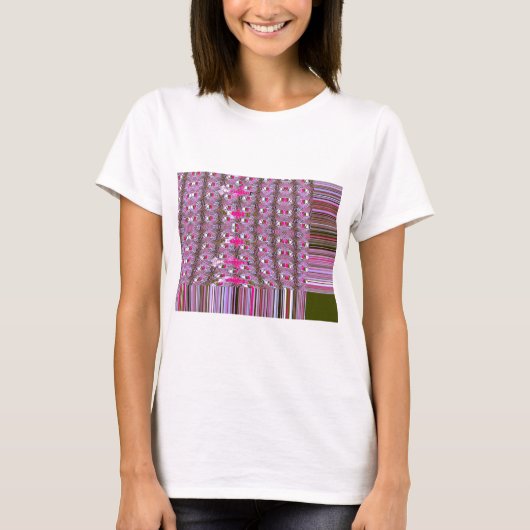 Dichte en ingewikkelde Abstracte patroonkunst afdr T-shirt (Voorkant)