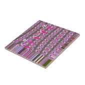 Dichte en ingewikkelde Abstracte patroonkunst afdr Tegeltje (Zijkant)