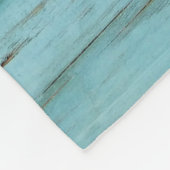 Dichte foto van groene planken fleece deken (Hoek)