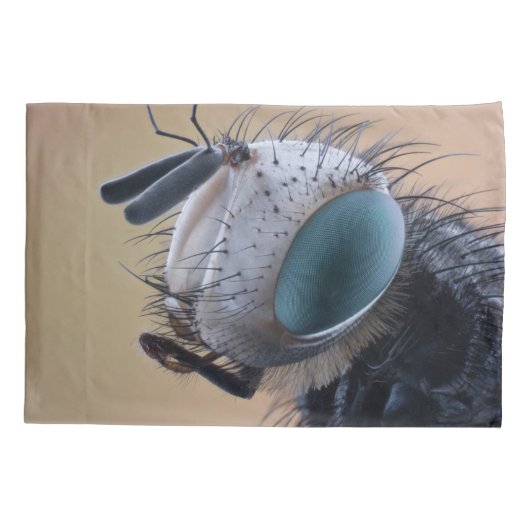 Dichte Insect Head Kussensloop (Achterkant)