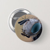 Dichte Insect Head Ronde Button 5,7 Cm (Voorkant /achterkant)