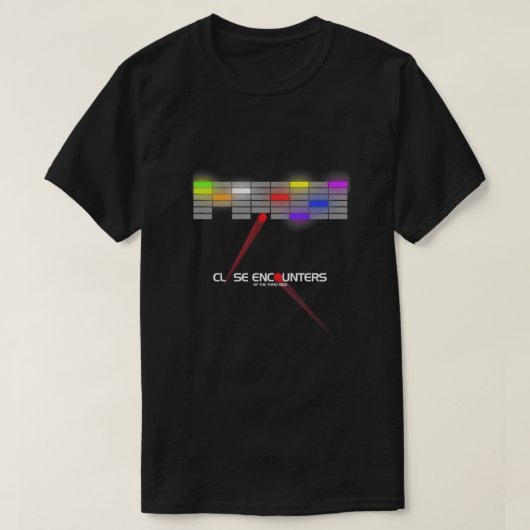 Dichte ontmoetingen van de derde soort Klassiek T-shirt (Design voorkant)