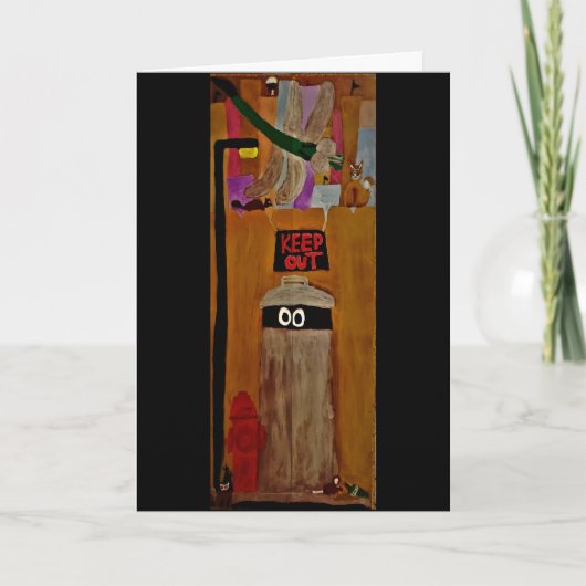 "Dichte oproep van Ander" Get Well Card Kaart (Voorkant)