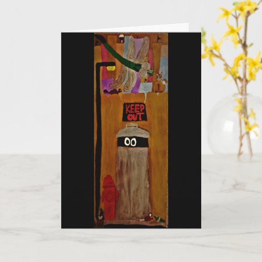 "Dichte oproep van Ander" Get Well Card Kaart (Gele Bloem)