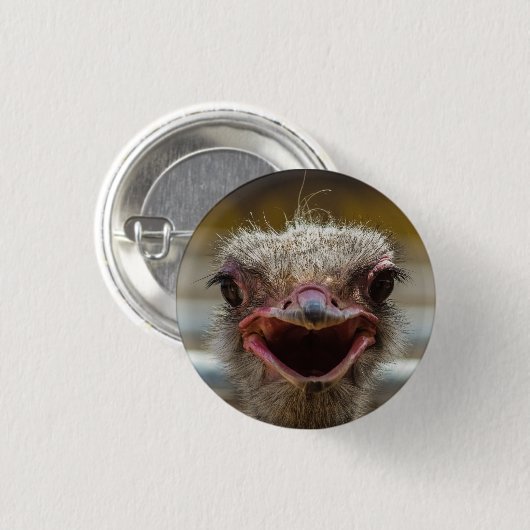 Dichte Ostrich Face Ronde Button 3,2 Cm (Voorkant /achterkant)