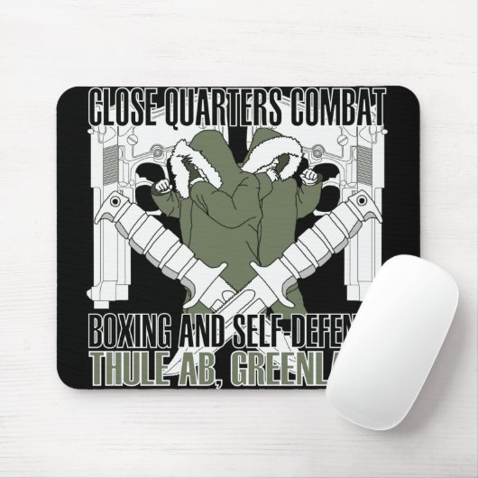 Dichte Quarters Combat, Thule, Groenland Muismat (Met muis)