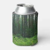 Dichte Zomerbossen: Landschapspanorama. Blikjeskoeler (Blikje Voorkant)