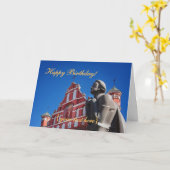 Dichter Adomas Mickevicius, Vilnius - Gelukkige Kaart (Gele Bloem)