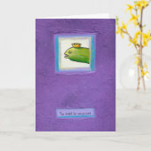 Dichter augurk voel koning? leuke rare verjaardags kaart (Gele Bloem)