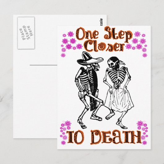 Dichter bij de dood briefkaart (Voorkant / Achterkant)