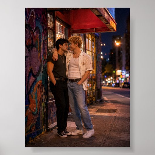 Dichter bij de muziek | Gay Art Project Poster (Voorkant)
