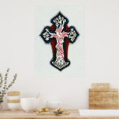 Dichter bij mijn God bij het Kruis Poster (Keuken)