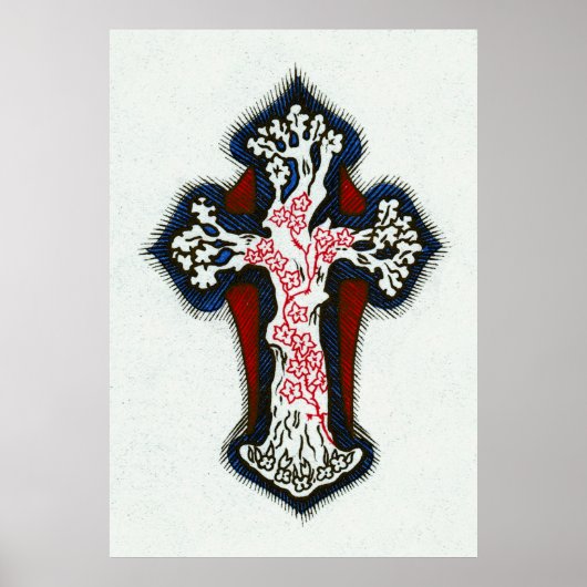 Dichter bij mijn God bij het Kruis Poster (Voorkant)