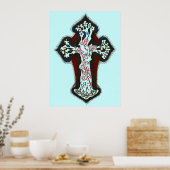 Dichter bij mijn God bij het Kruis Poster (Keuken)