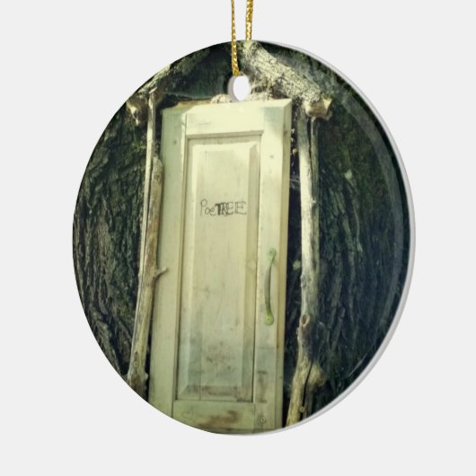 Dichter Boom Keramisch Ornament (Links)