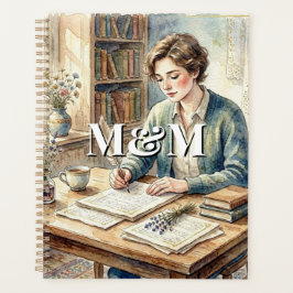 Dichter Esthetisch, Monogram Waterverf Whimsical G Planner