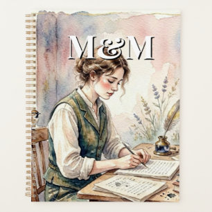Dichter Esthetisch, Monogram Waterverf Whimsical G Planner